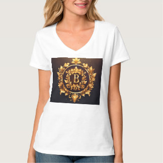 Elite Golden Laurel Vapensköld Logotyp T Shirt