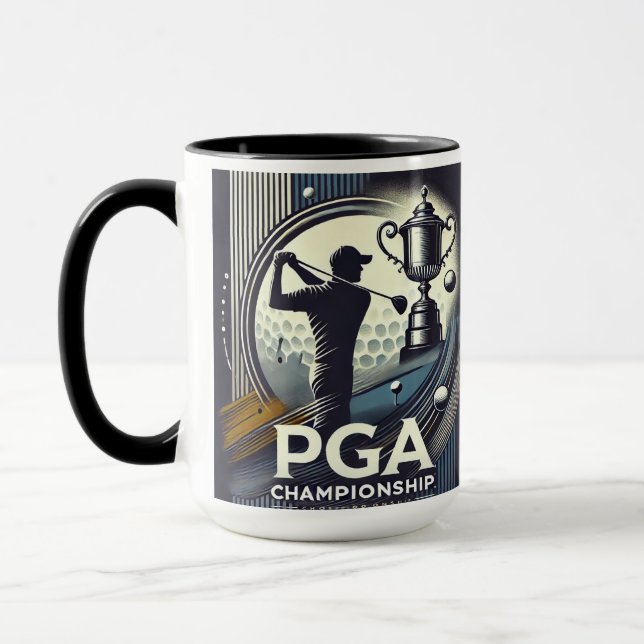 "Elite Golf-mästerskap | Swing to Victory" Mugg (Vänster)