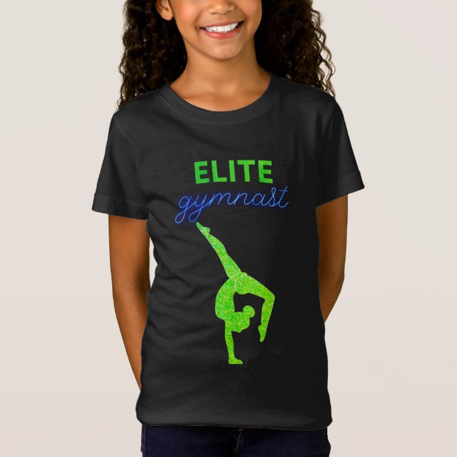 Elite Gymnast Gymnastics T-Shirt (Framsida)
