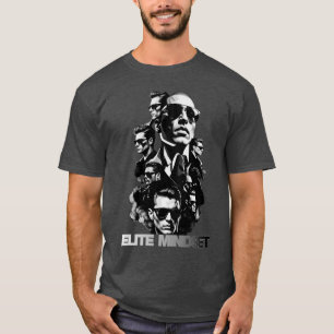 Elite Mindset Lyx Premium Herrar Mörkgrå Grafit T Shirt