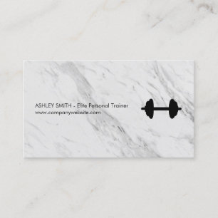 Elite Personal Trainer Marble Skriv ut Visitkort