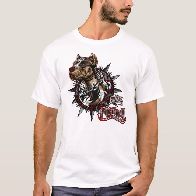 ELITE PITBULL CLASSIC T SHIRT (Framsida)