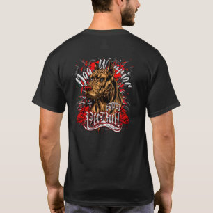 ELITE PITBULL Hund Warrior T Shirt