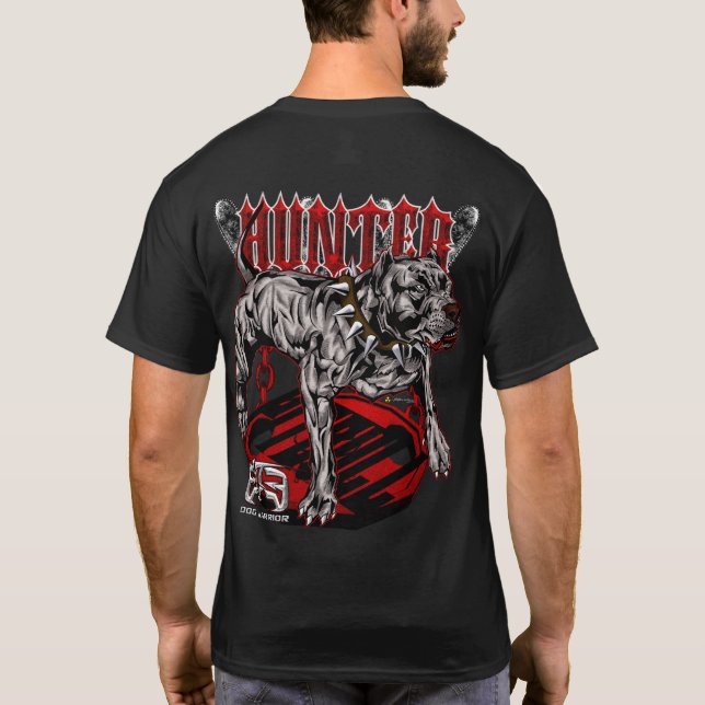 Elite PitBull Hunter T Shirt (Baksida)