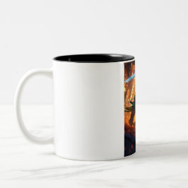 Elite Soldier Two-Tone Mugg: Camo Design, 11oz Två-Tonad Mugg