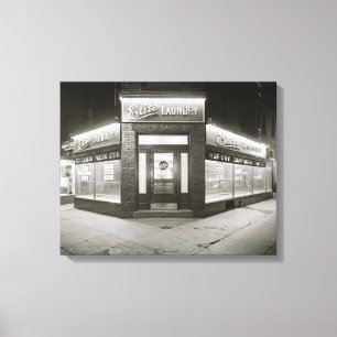Elite Tvätt, 1928 Canvastryck