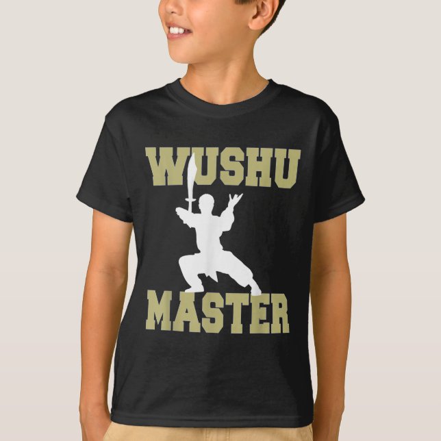 Elite Warrior Mastery in Traditional Wushu Wean Se T Shirt (Framsida)