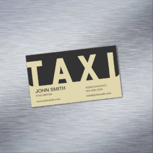 EliteTaxi Driver Magnetiska Visitkort