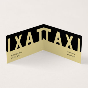 EliteTaxi Driver Visitkort