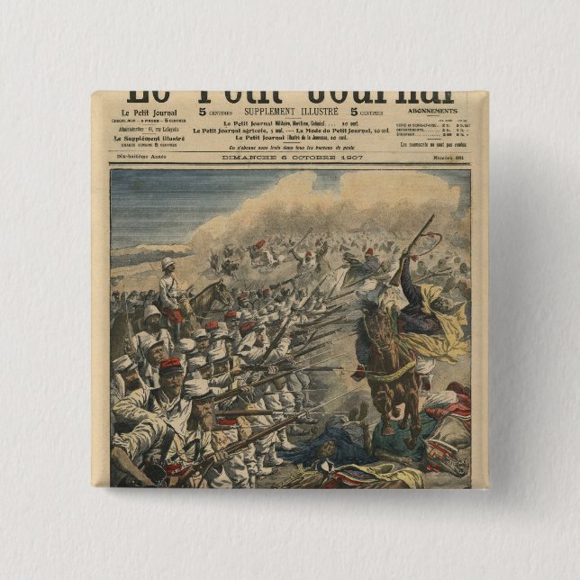 Elitsoldater av den franska armén, utländsk fransk knapp (Framsida)