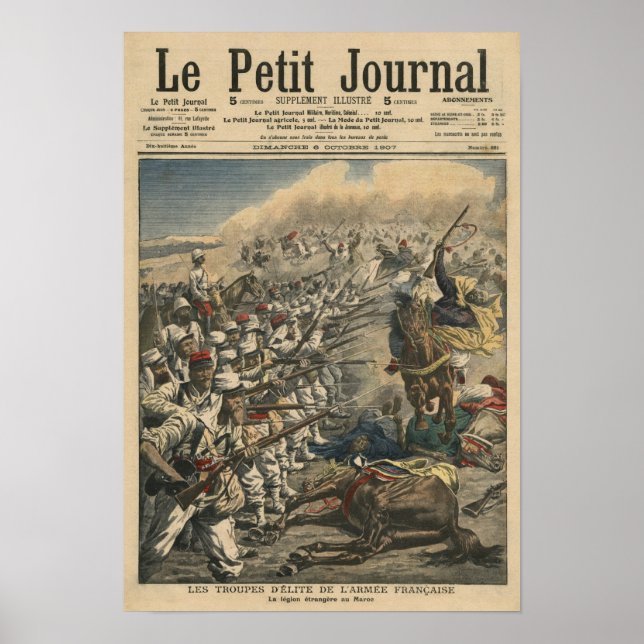 Elittrupper från Fransk armé, Fransk utlandet Poster (Framsidan)