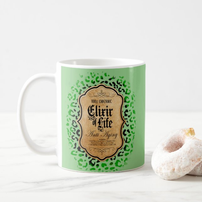 Elixer Life Potion Design Coffee Mugg Kopp (Med munk)