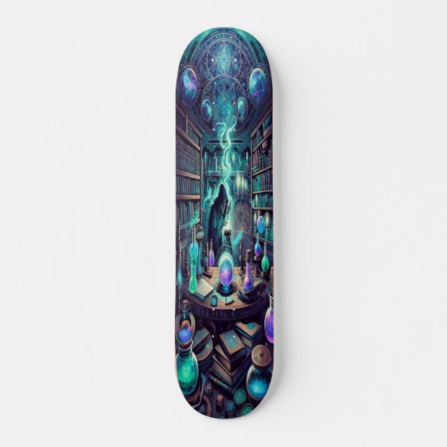 "Elixir of Inslag: Alchemist's Lab Skateboard De (Framsida)