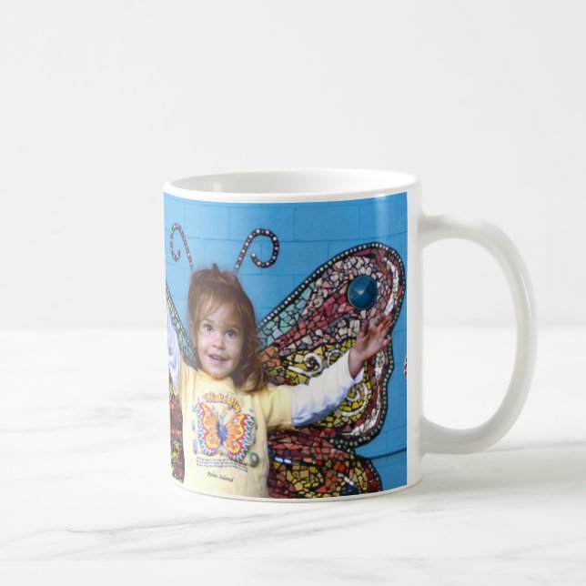 Eliza fjärilsmugg - medel kaffemugg (Höger)
