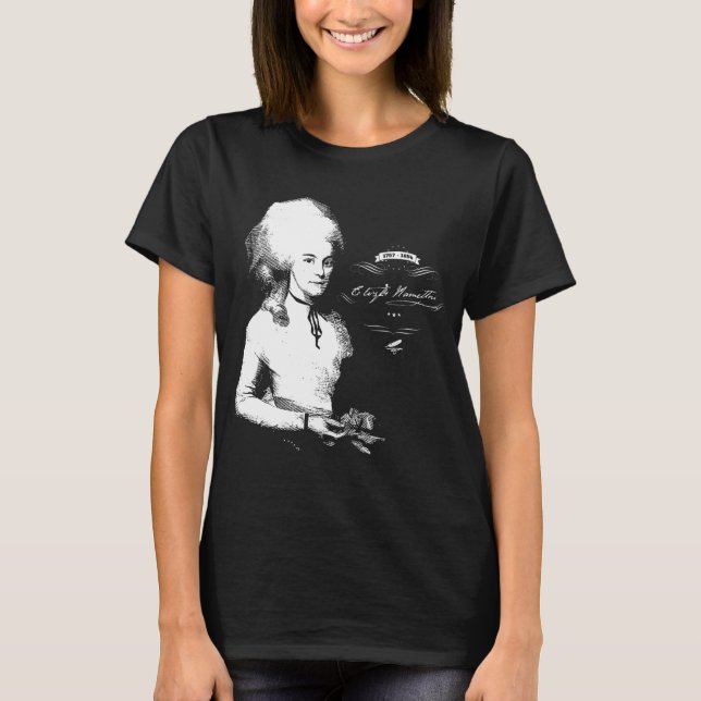 Eliza Hamilton Alexander Elizabeth Accessories Art T Shirt (Framsida)