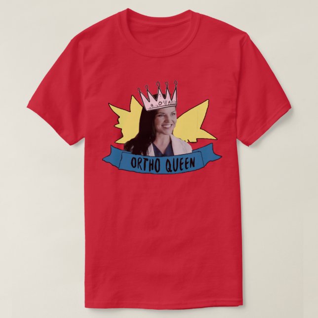 Eliza Minnick ortho Queen T Shirt (Design framsida)