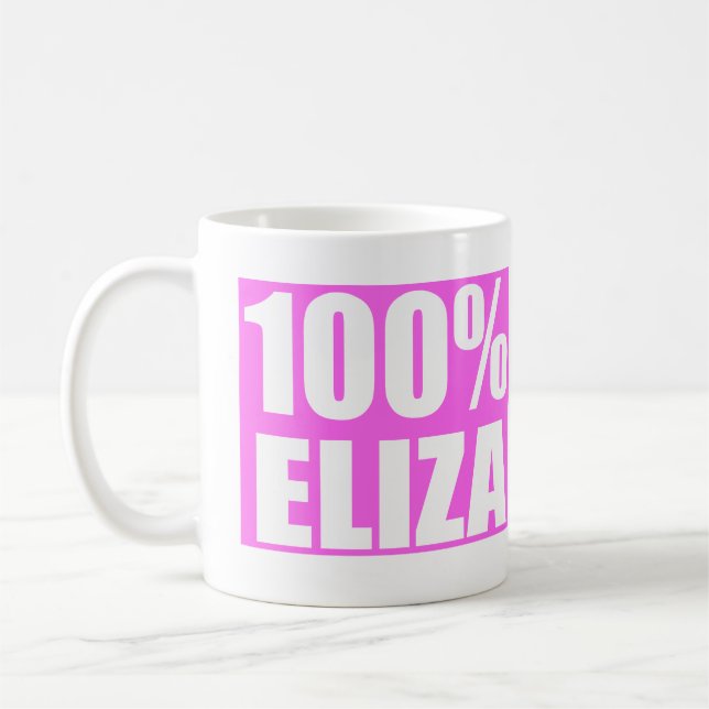 Eliza namn kaffemugg (Vänster)