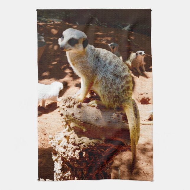 Eliza Queen of the Meerkats, Dish Towel Kökshandduk (Vertikal)