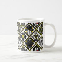 Elizabeth abethan Blackwork tile