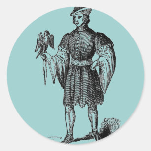 Elizabeth abethan Costumes Sticker Runt Klistermärke