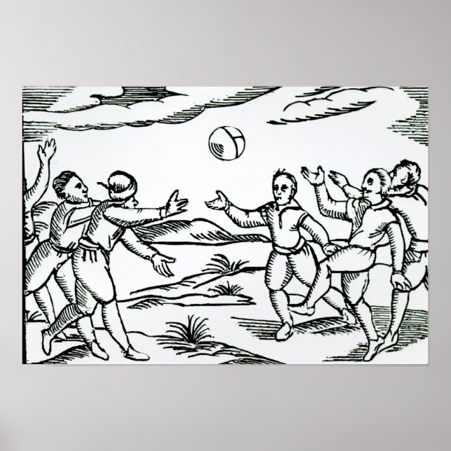 Elizabeth abethan Football Poster (Framsidan)