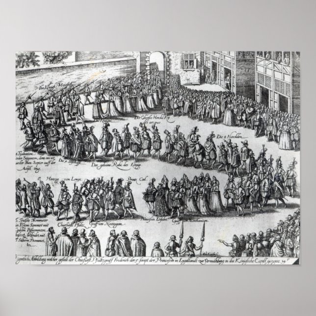 Elizabeth abethan Procession Poster (Framsidan)