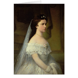 Elizabeth av Bayern, Empress av Österrike Hälsningskort