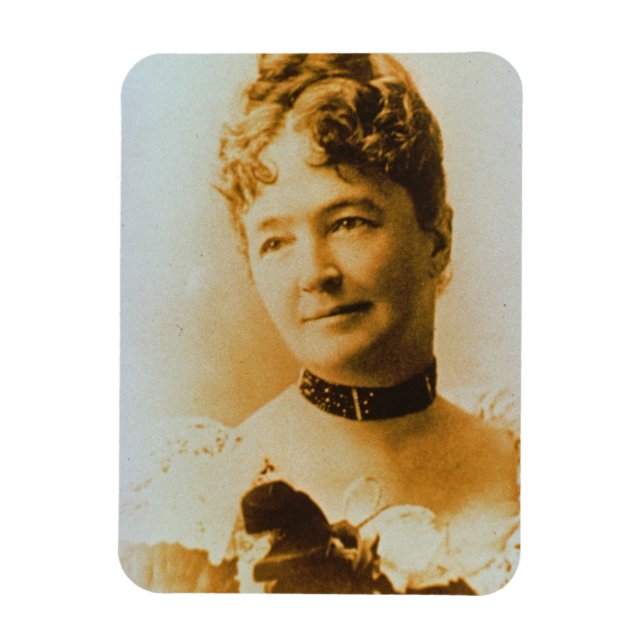 Elizabeth Bacon Custer (1842-1933), fru till gener Magnet (Vertikal)