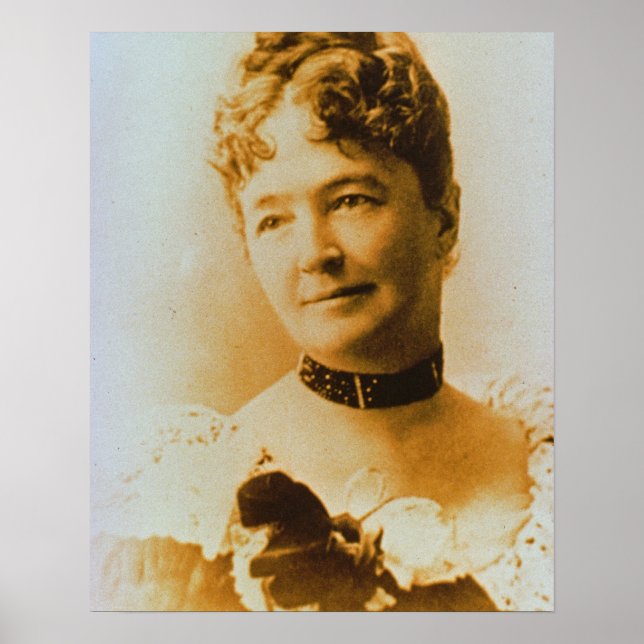 Elizabeth Bacon Custer (1842-1933), fru till gener Poster (Framsidan)