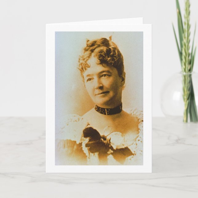 Elizabeth baconCuster (1842-1933) fru av General Kort (Framsida)