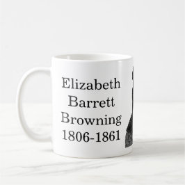 Elizabeth Barrett Browning citerade på skriftlig f Kaffemugg