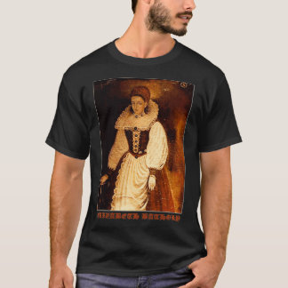 Elizabeth Bathory Countess Vampire Goth Graphic  T Shirt