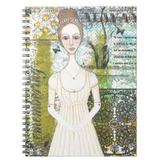 Elizabeth Bennet Anteckningsbok Med Spiral