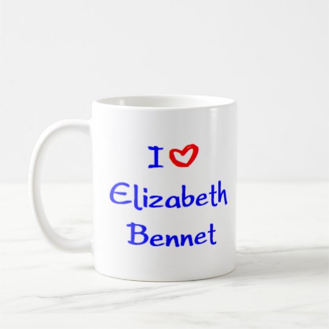 elizabeth bennet kaffemugg (Vänster)