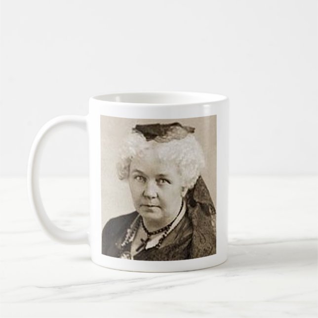 Elizabeth caddy Stanton - feminist Kaffemugg (Vänster)