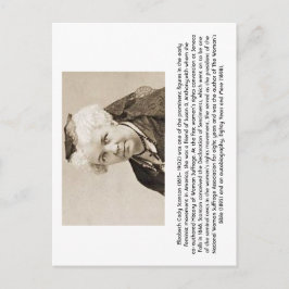 Elizabeth caddy Stanton - feminist Vykort
