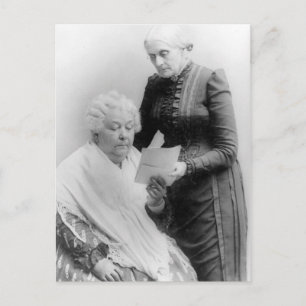Elizabeth Cady Stanton och Susan B. Anthony Vykort