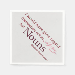 Elizabeth Cady Stanton Quote Pappersservett