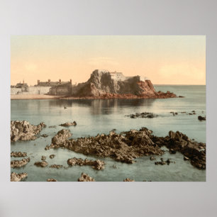 Elizabeth Castle, St Heliers, arkivavtryck Poster