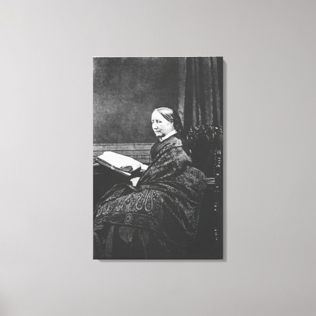 Elizabeth Cleghorn Gaskell 1800-talet Canvastryck (Framsida)