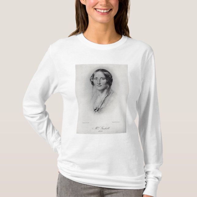 Elizabeth Cleghorn Gaskell T-shirt (Framsida)