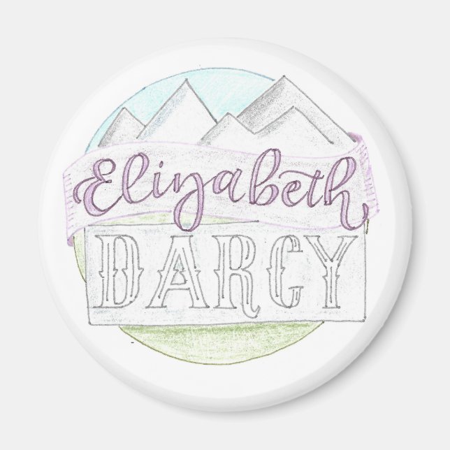 Elizabeth + Darcy Magnet (Framsidan)