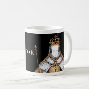 Elizabeth dela upp i faktorer jag Rex muggen Kaffemugg
