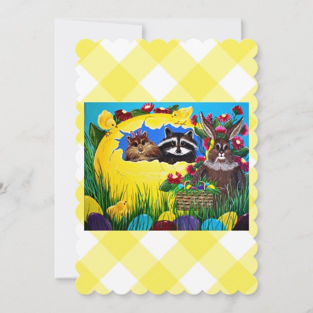 "Elizabeth Elizabeth's Påsk World Card" (Framsida)