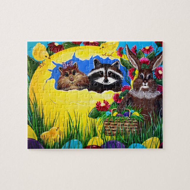 "Elizabeth Elizabeth's Påsk World Pussel (Horisontell)