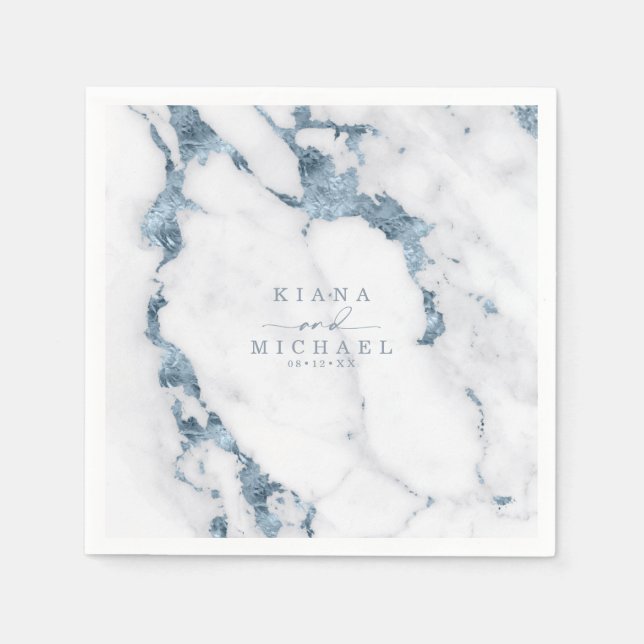 Elizabeth Fair Dusty Blue ID816 Pappersservett (Framsidan)