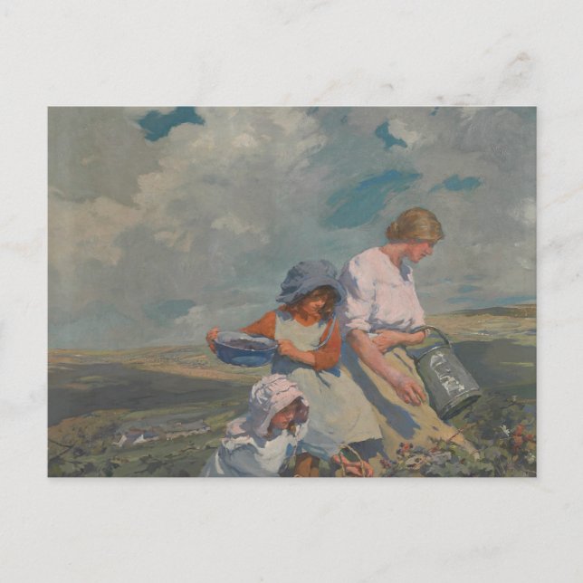 Elizabeth Forbes - Blackberry Gathering Vykort (Framsida)