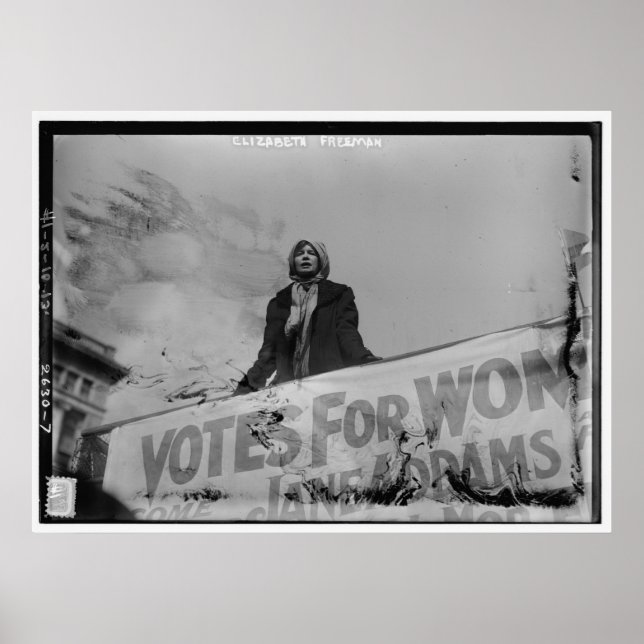 Elizabeth Freeman röstar för kvinnor Poster (Framsidan)