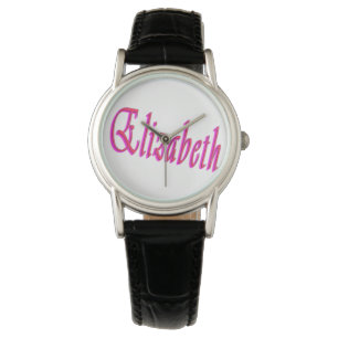 Elizabeth Girls Namn Logotyp Armbandsur
