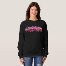 Elizabeth grafittisvart Streetwear